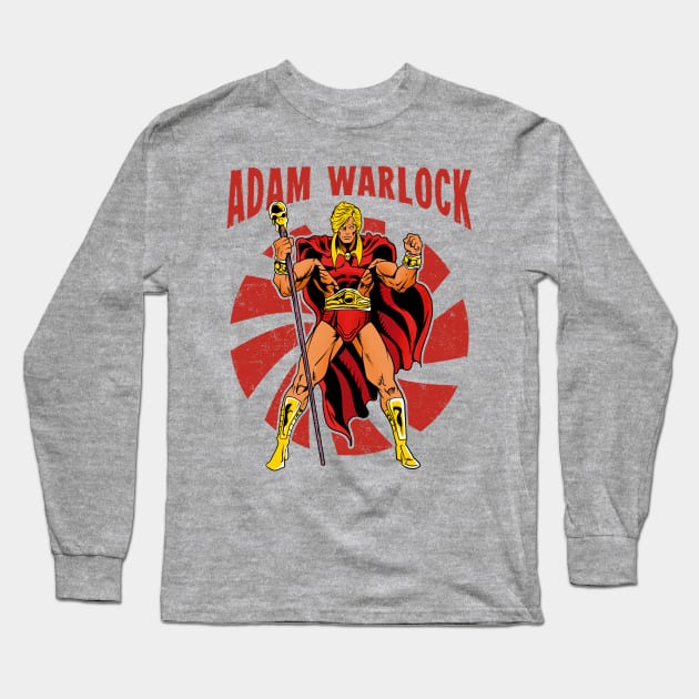 Retro Adam Warlock Long Sleeve T-Shirt by OniSide